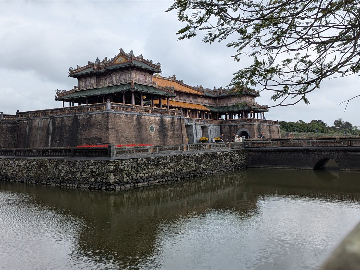 Ngo Mon gate of the Imperial City in Hue, Vietnam